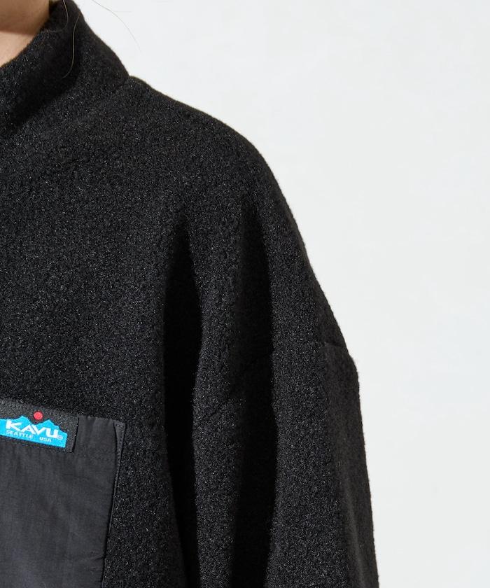 特別款羊羔絨半拉鍊套頭衫