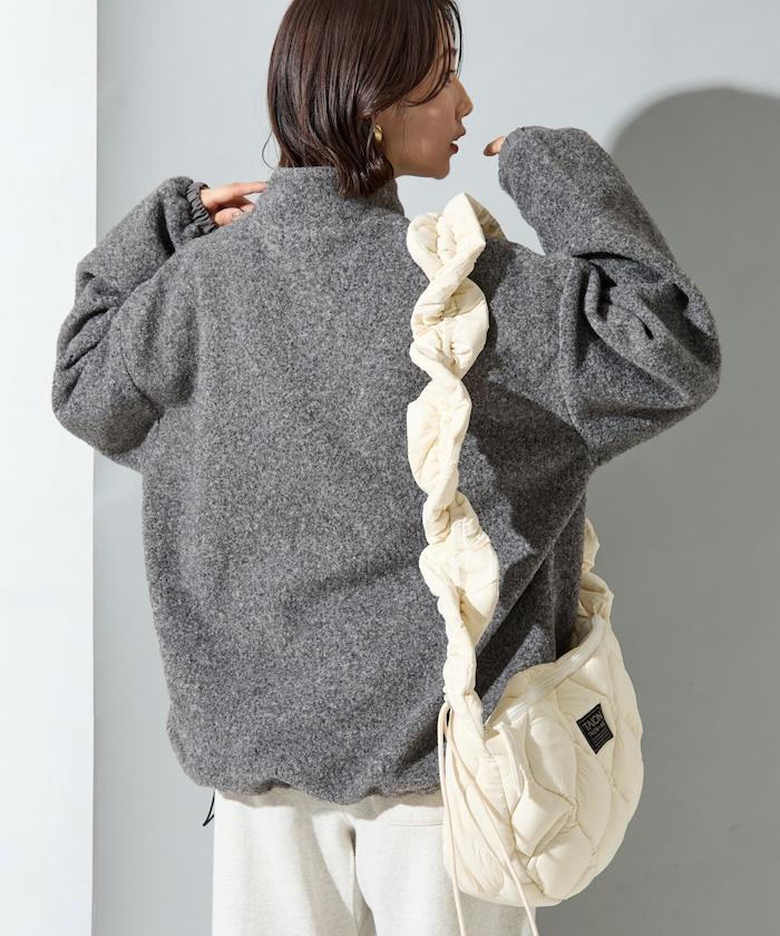 特別款羊羔絨半拉鍊套頭衫