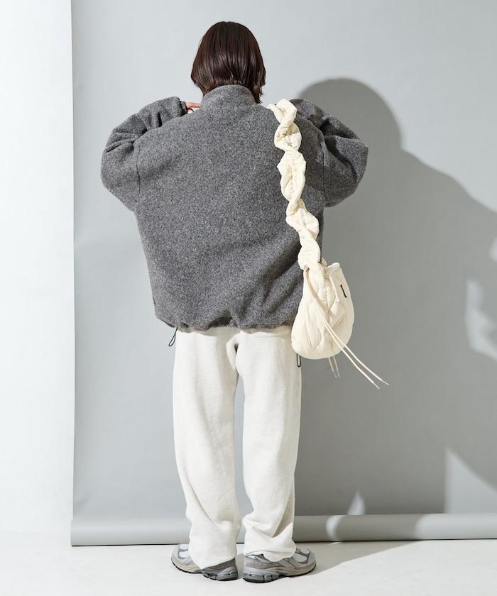 特別款羊羔絨半拉鍊套頭衫