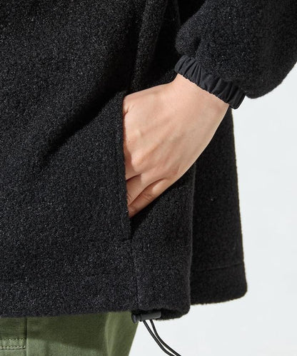 特別款羊羔絨半拉鍊套頭衫