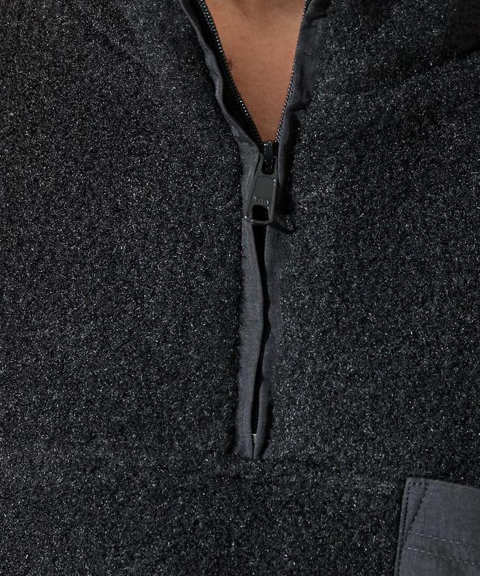 特別款羊羔絨半拉鍊套頭衫