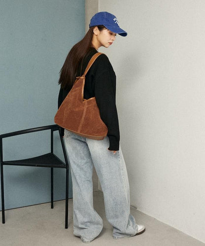 羽毛狗狗提花針織套頭衫