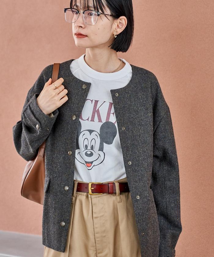 English Wool 無領夾克
