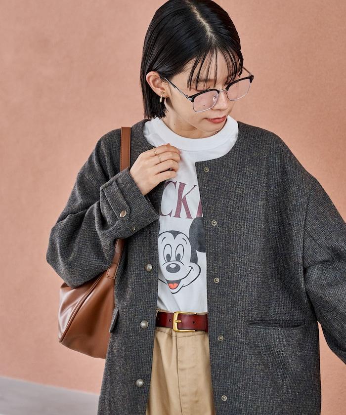 English Wool 無領夾克