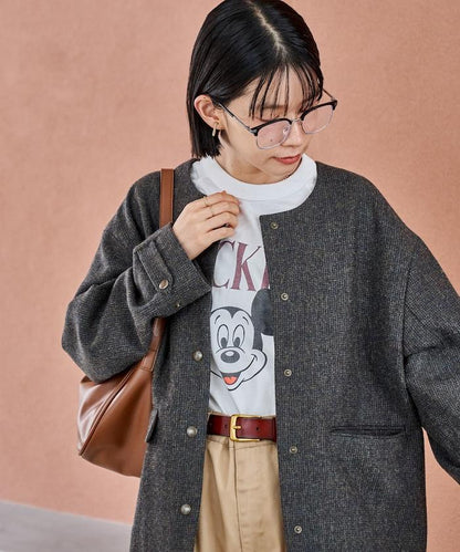 English Wool 無領夾克