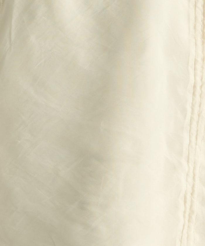 歐根紗疊層抽繩褶皺套頭衫