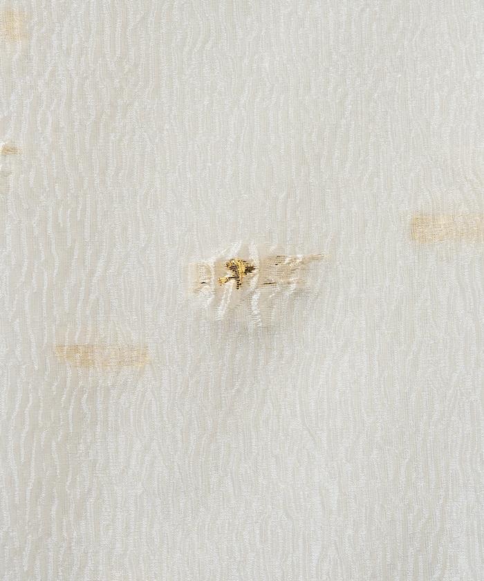 透視提花吊帶迷你連衣裙