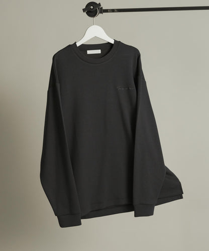 部分色 刺繡加厚長袖T恤