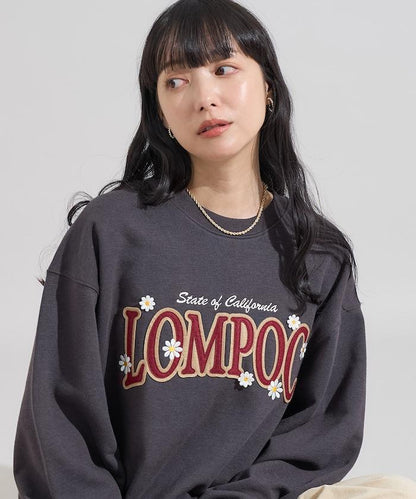 大Logo雛菊刺繡衛衣