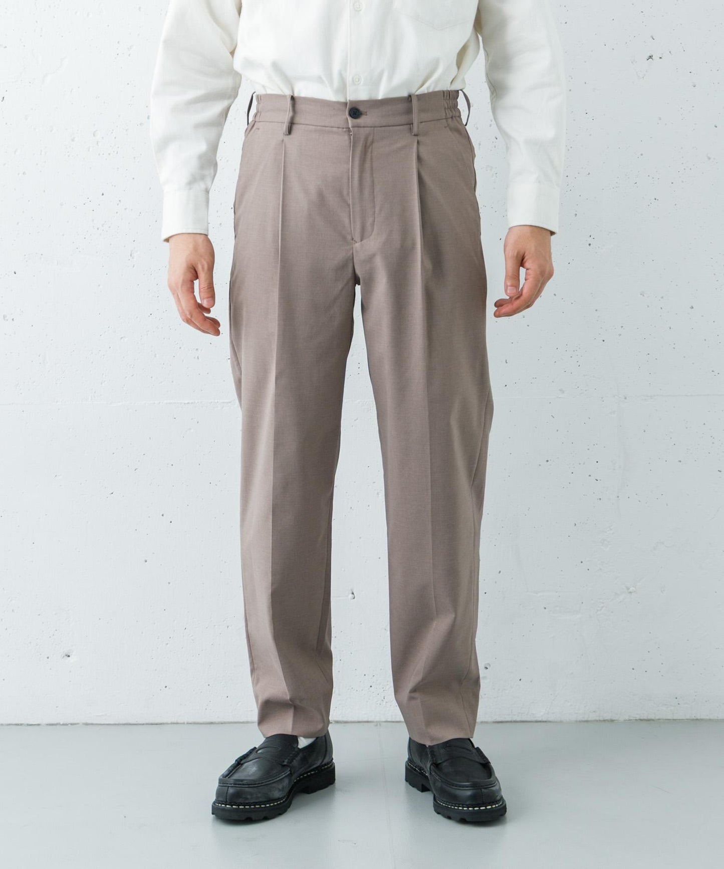 防風彈力錐形休閒褲