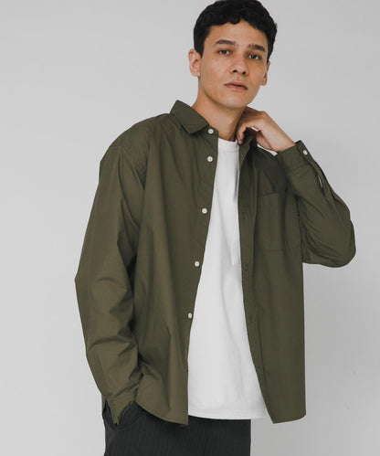 高密度府綢常規襯衫