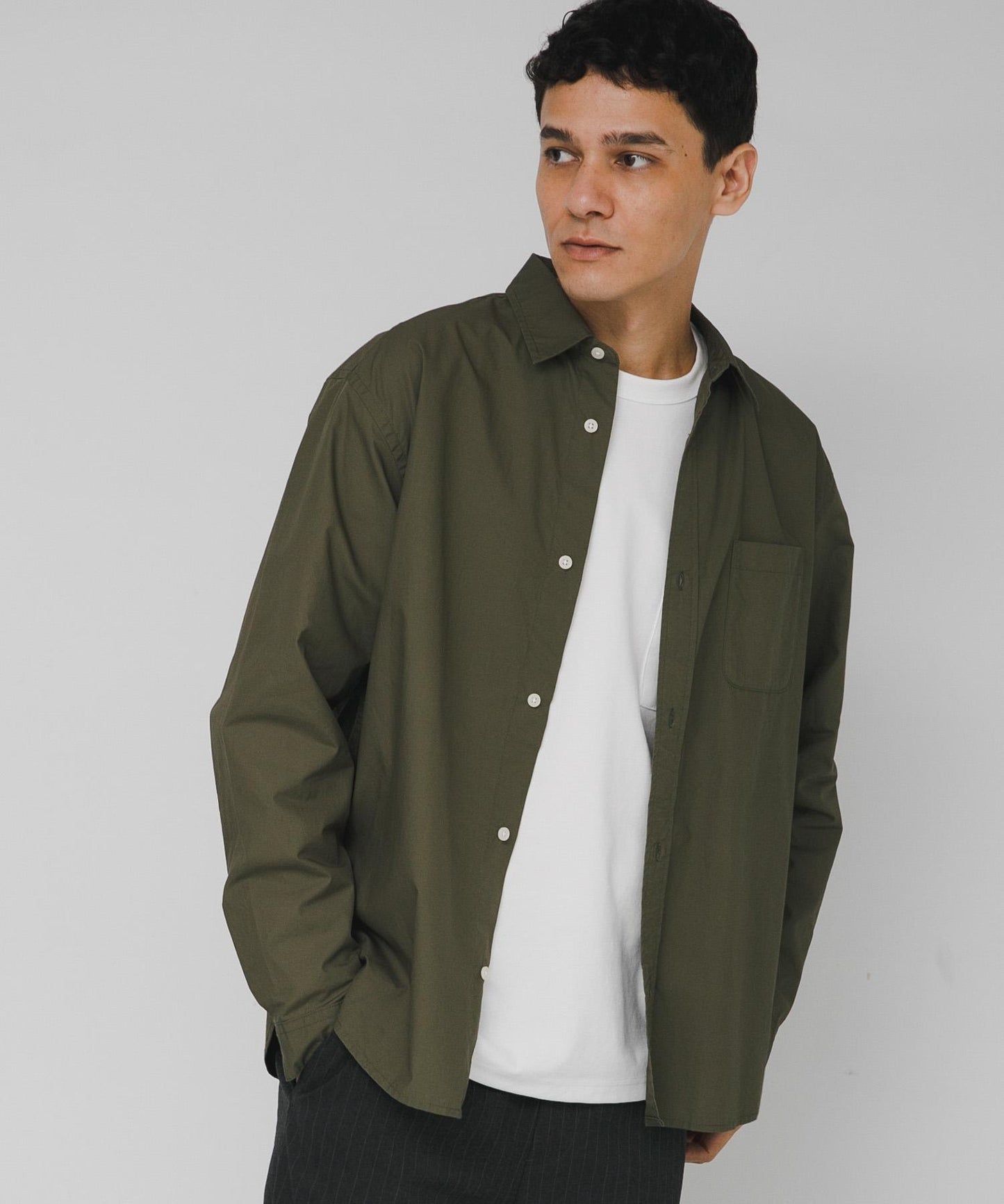 高密度府綢常規襯衫