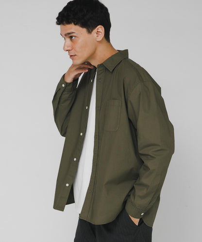 高密度府綢常規襯衫