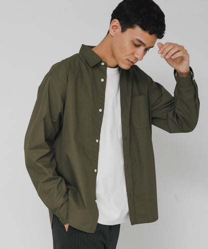 高密度府綢常規襯衫