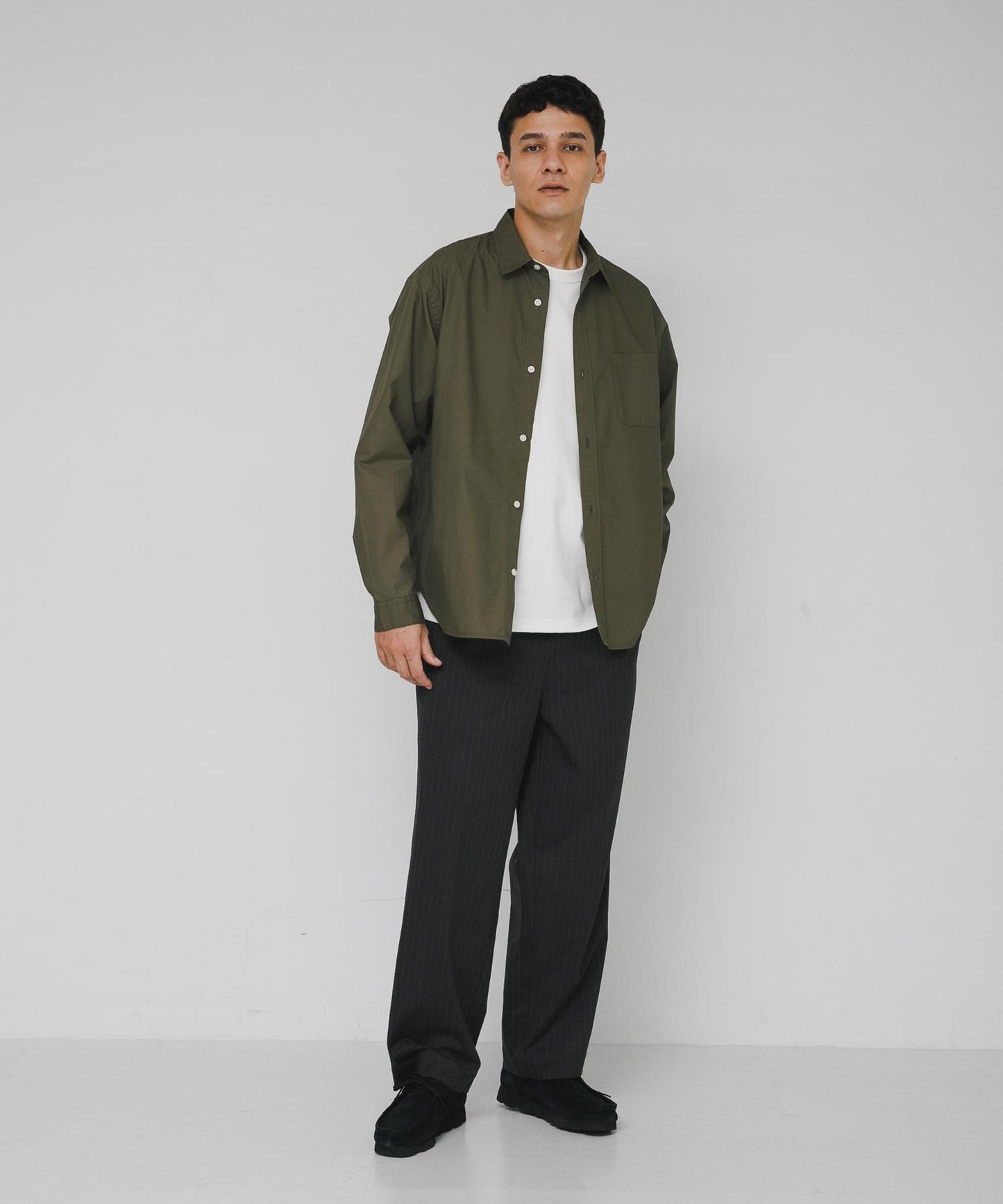 高密度府綢常規襯衫