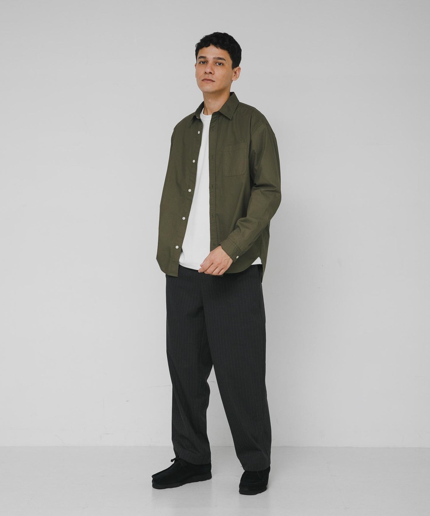 高密度府綢常規襯衫