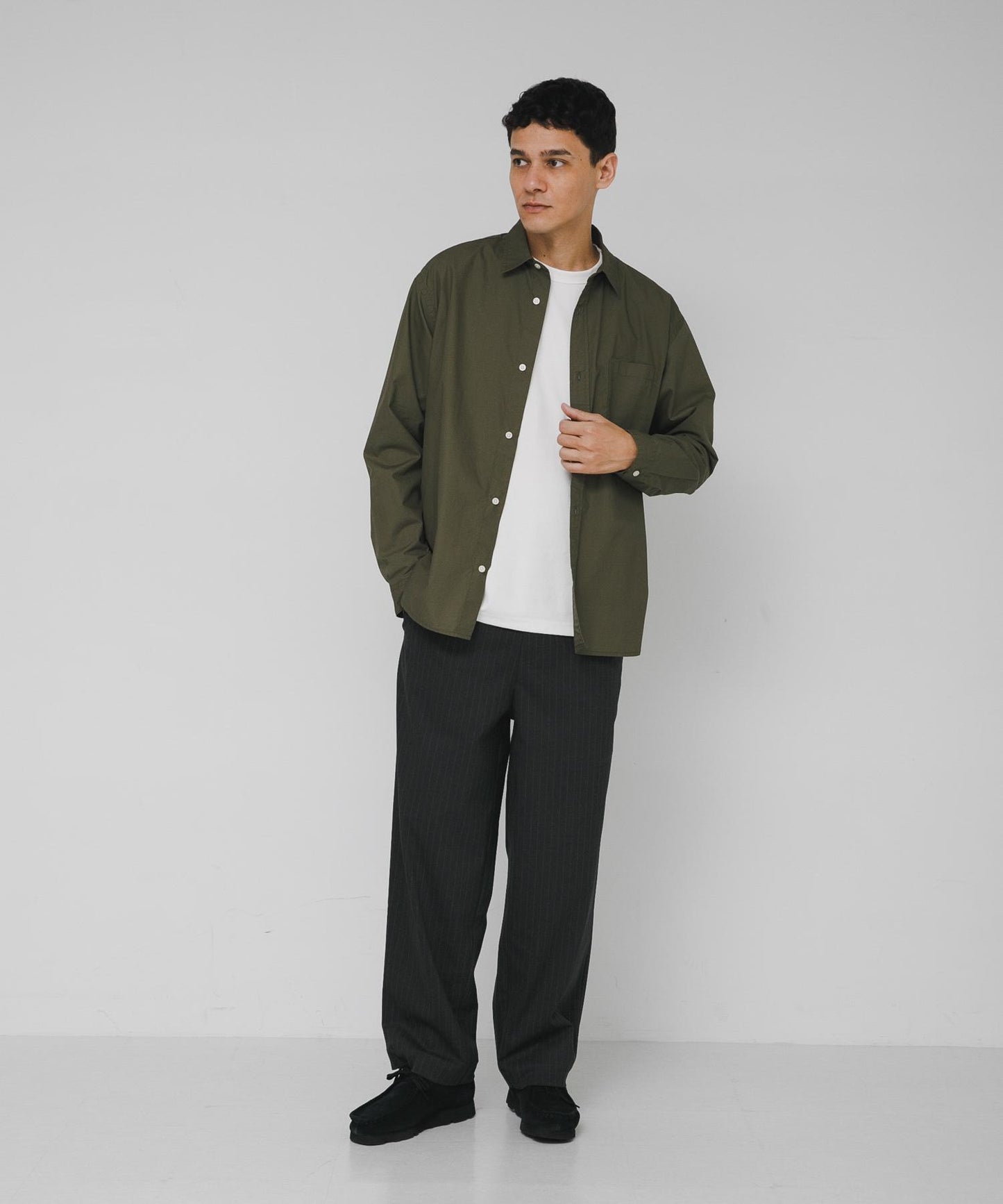 高密度府綢常規襯衫