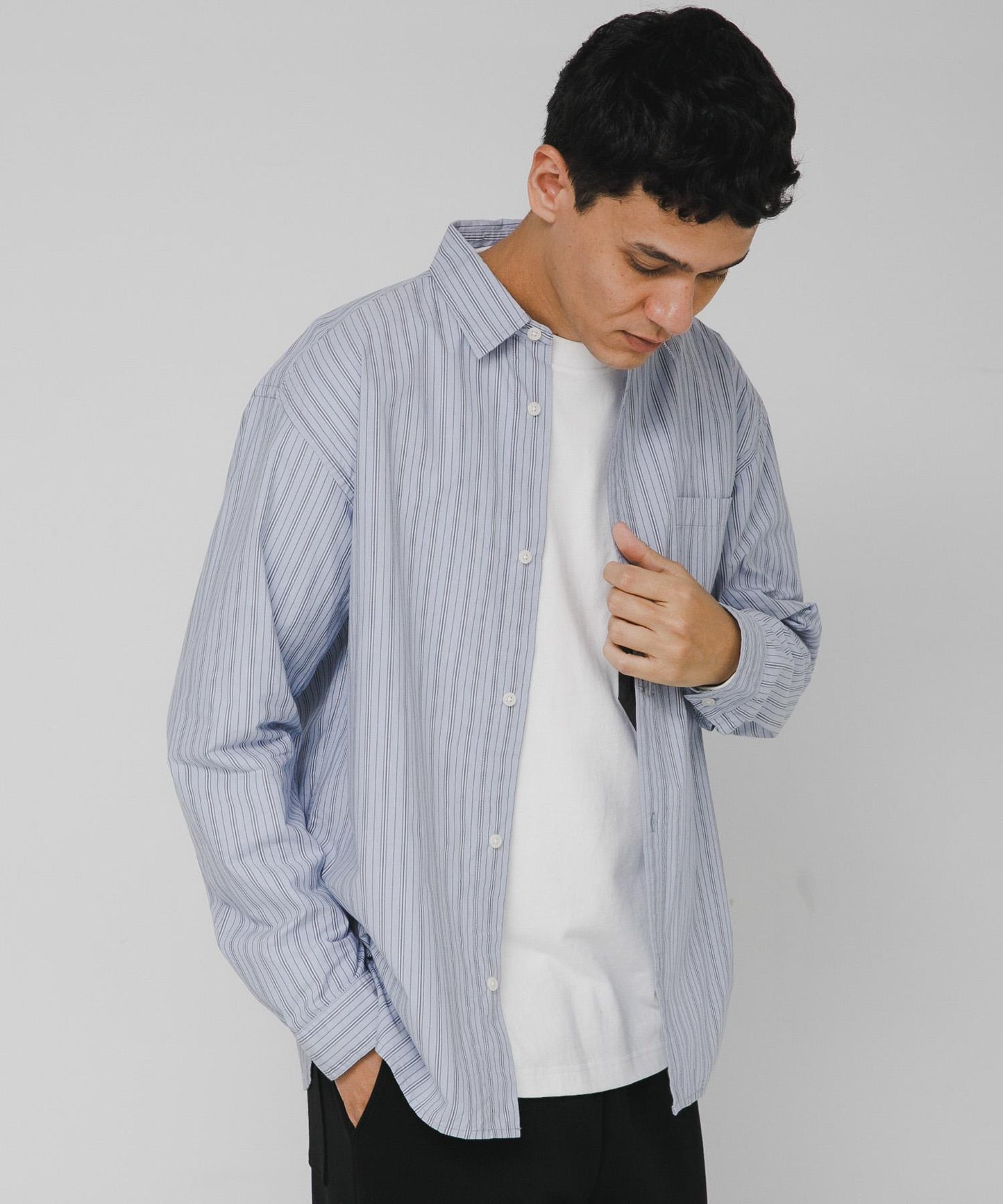 高密度府綢常規襯衫