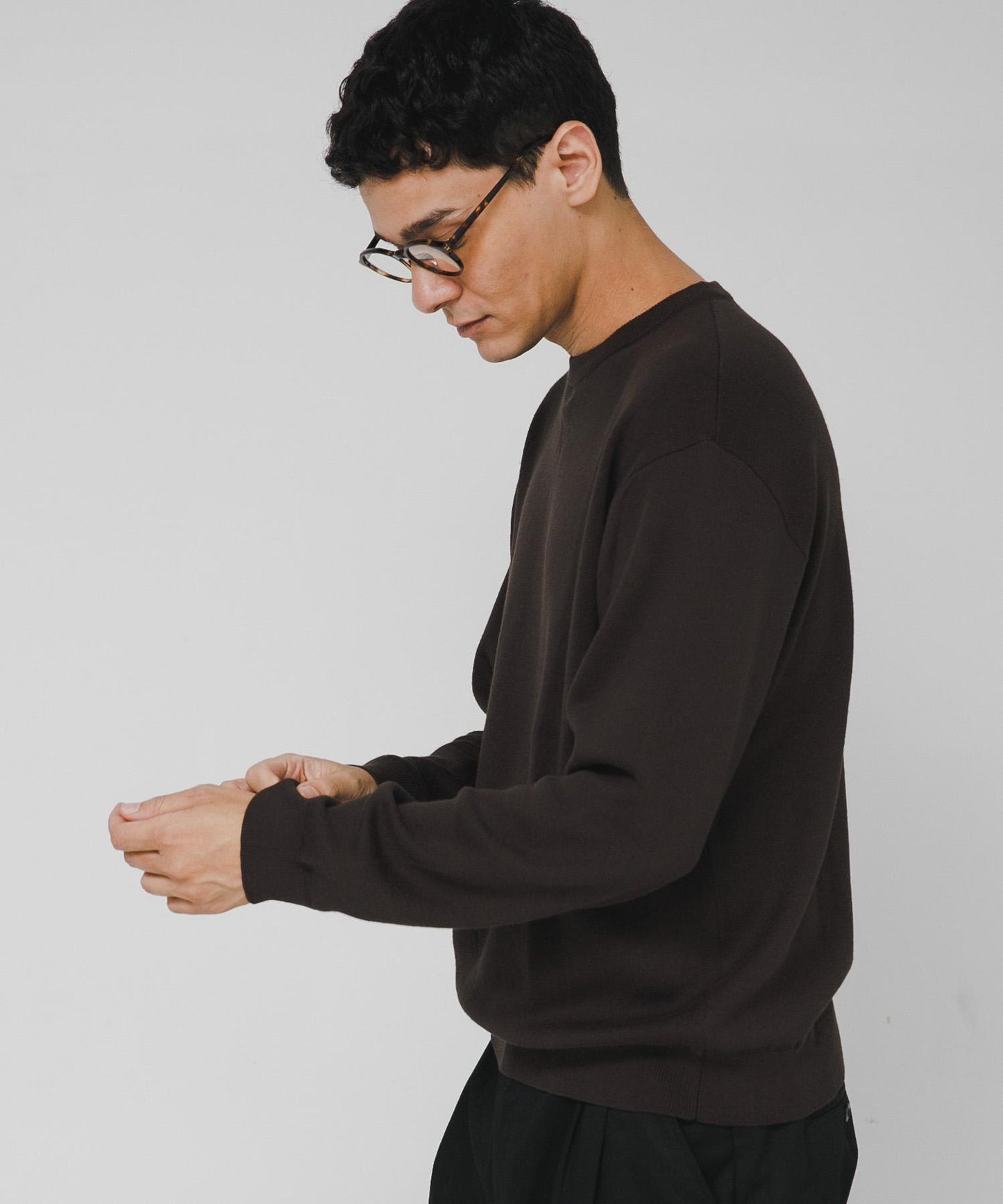 衛衣風針織套頭衫