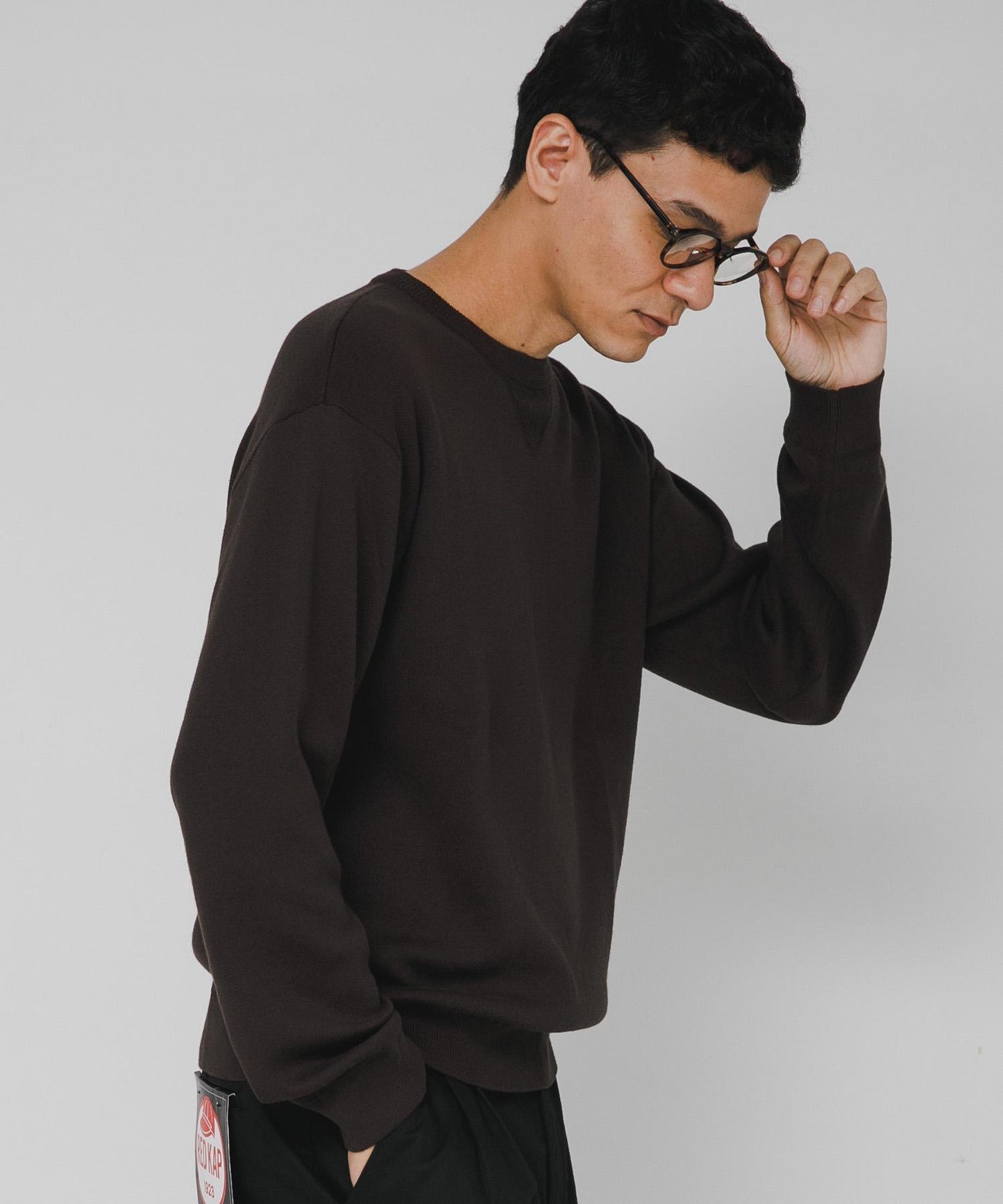 衛衣風針織套頭衫