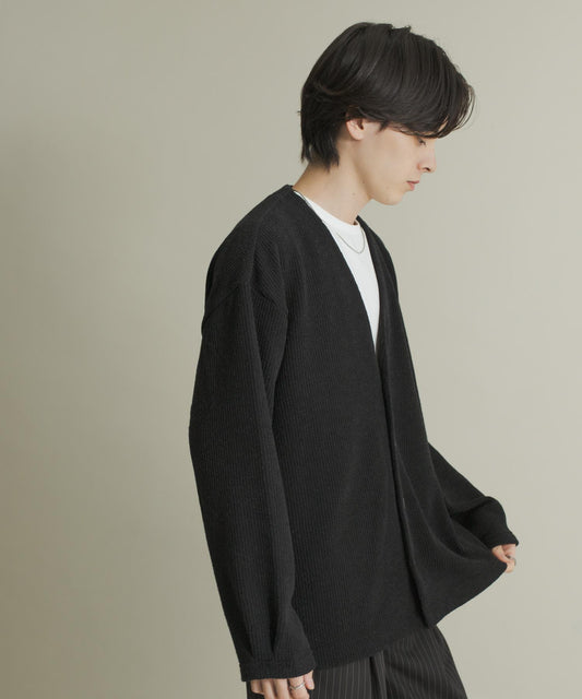 羊毛觸感針織開衫