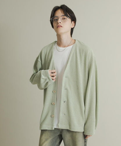 羊毛觸感針織開衫