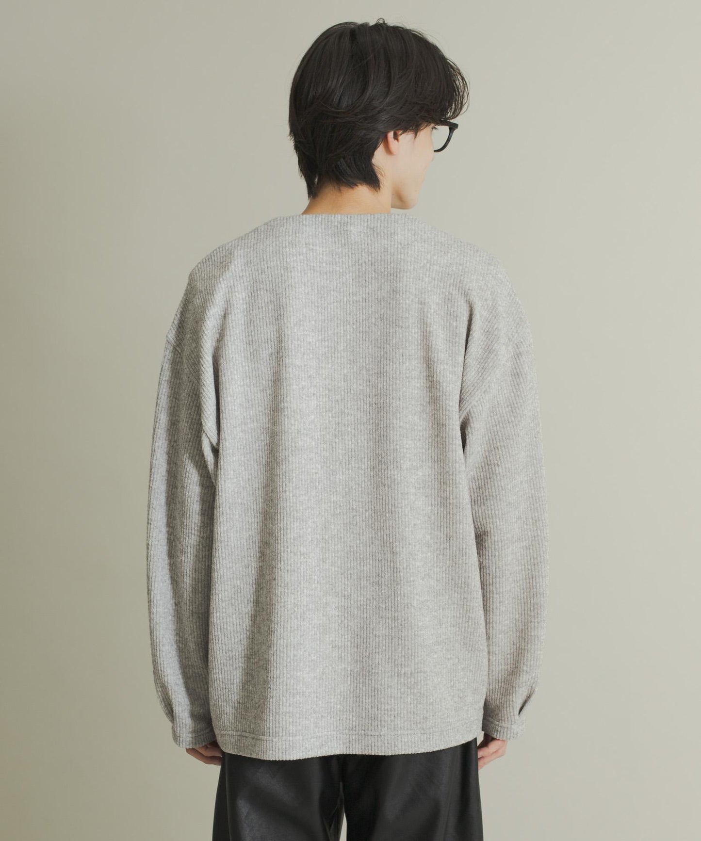 羊毛觸感針織開衫