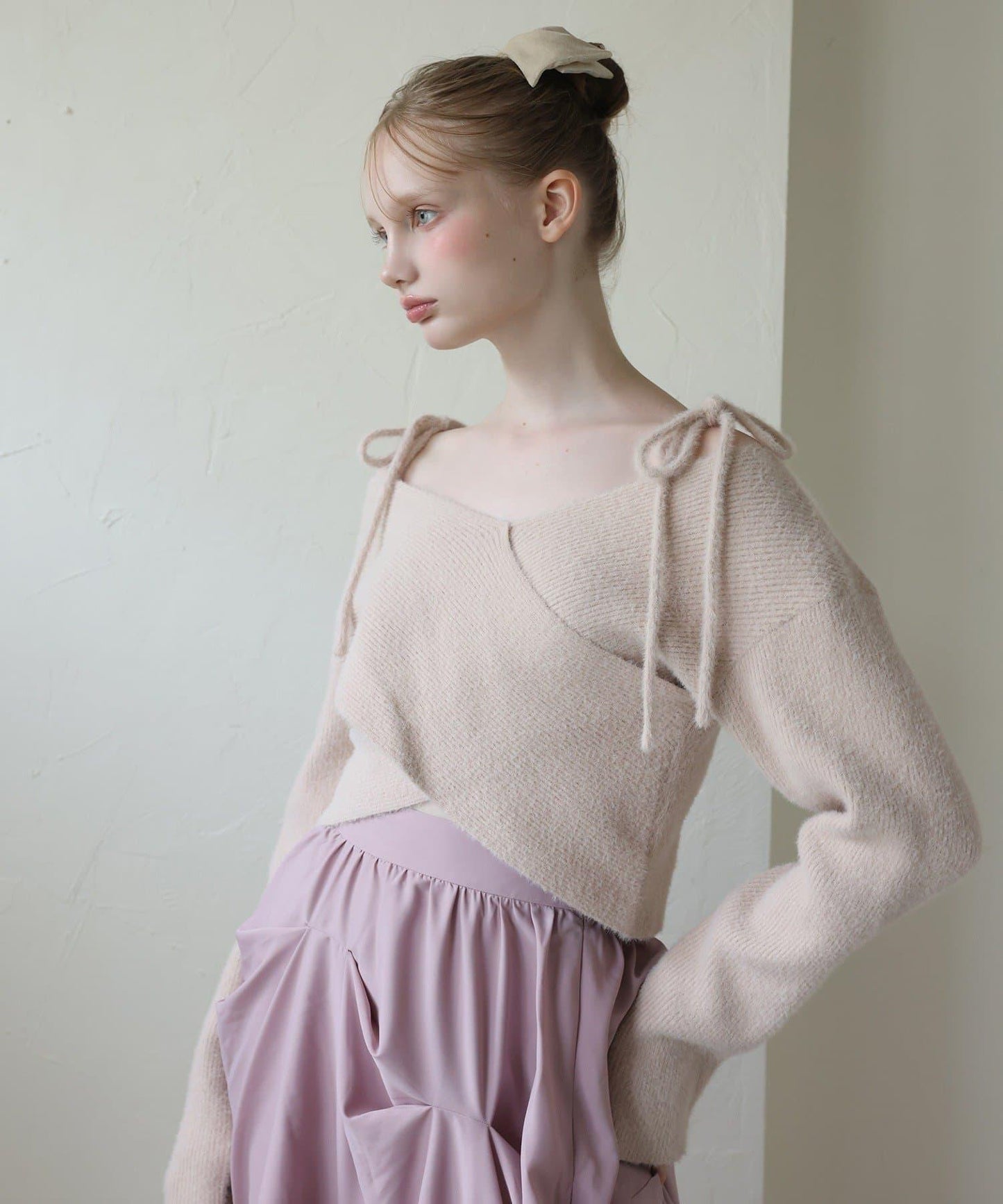 【Seemi.】交叉針織衫