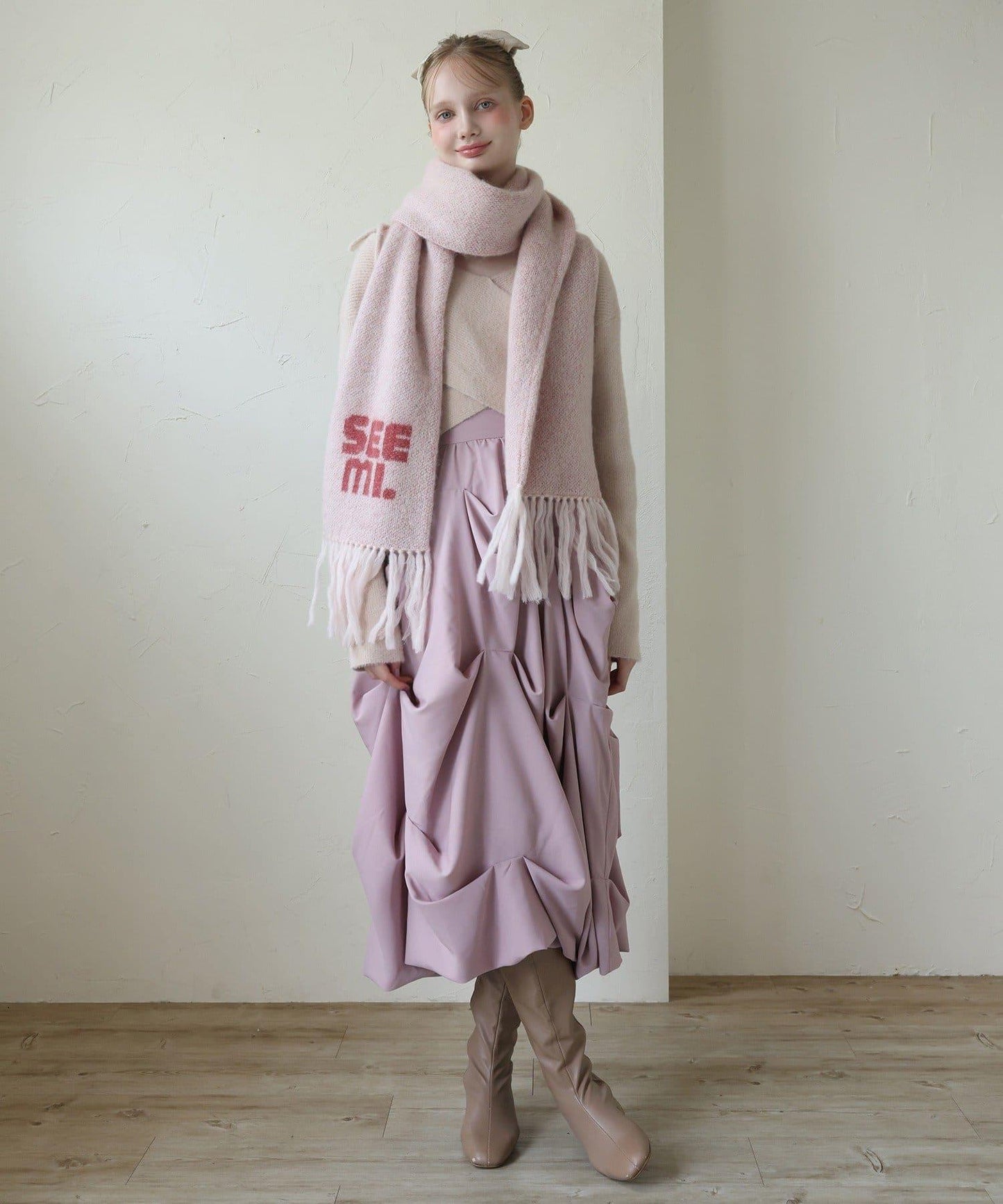 【Seemi.】交叉針織衫