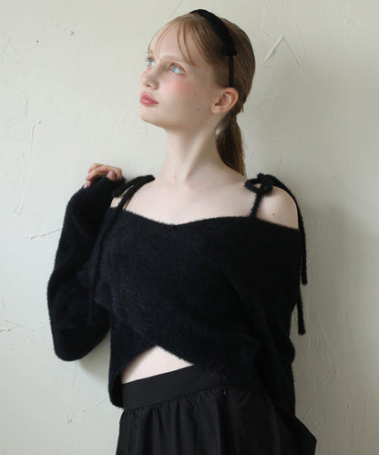 【Seemi.】交叉針織衫