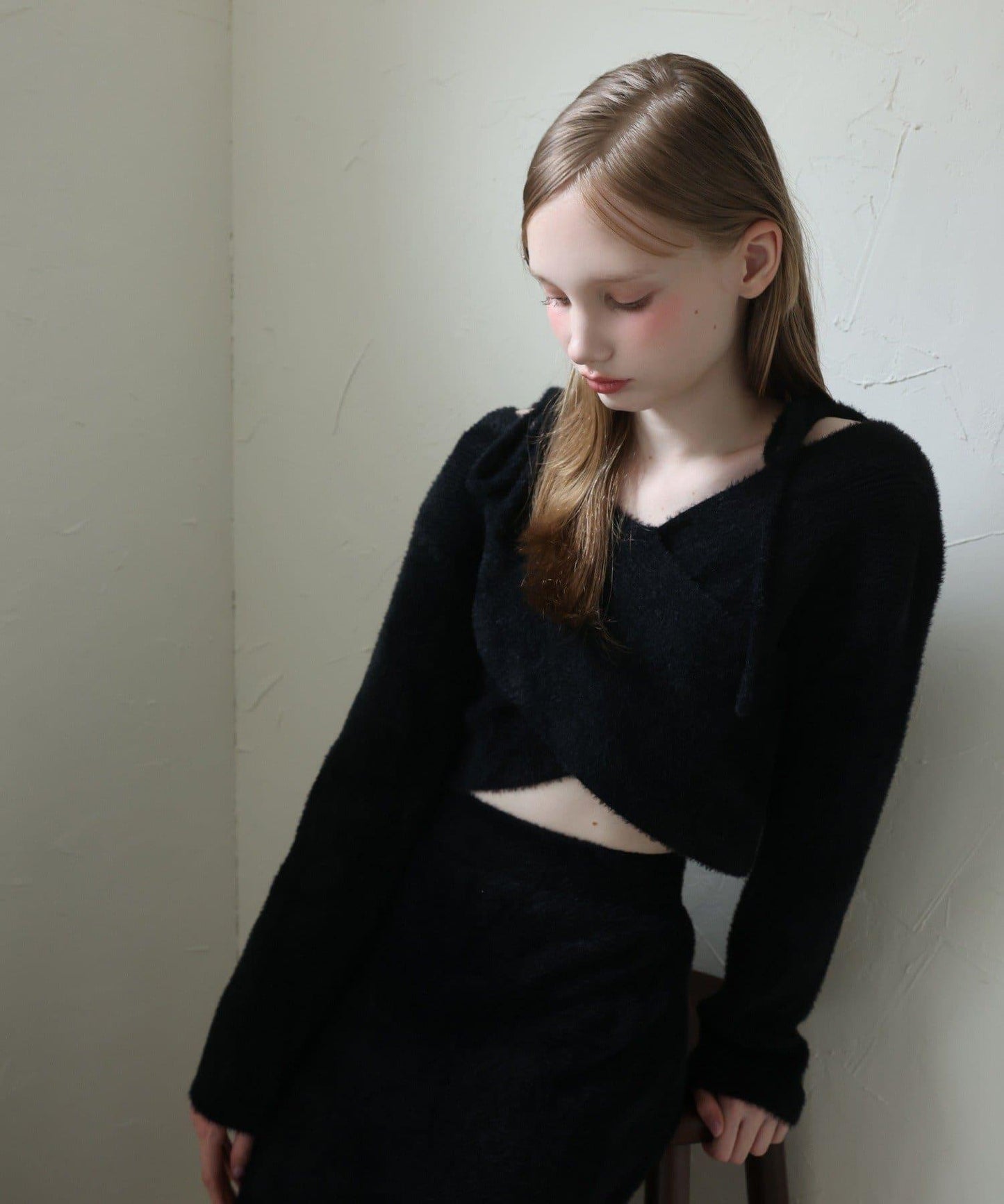 【Seemi.】交叉針織衫