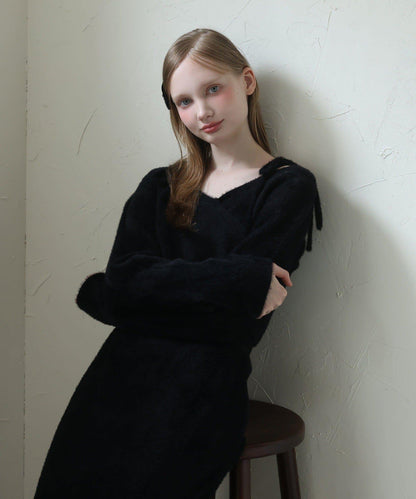 【Seemi.】交叉針織衫