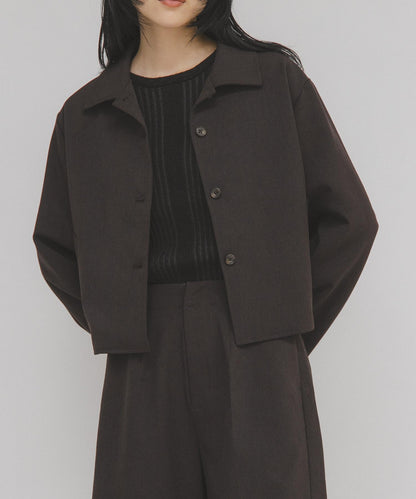 簡約盒型夾克