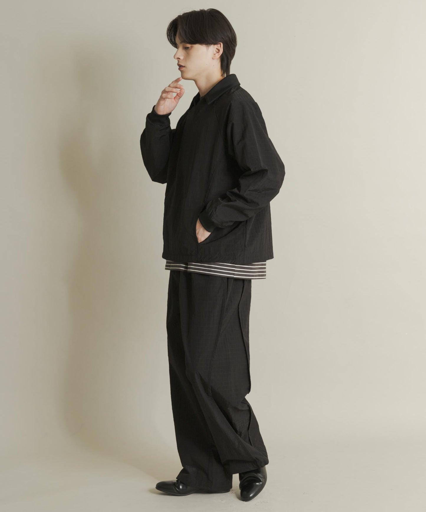 防撕裂尼龍寬鬆休閒褲