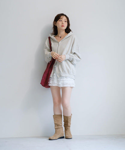 【Kastane】雙拉鍊衛衣連帽衫