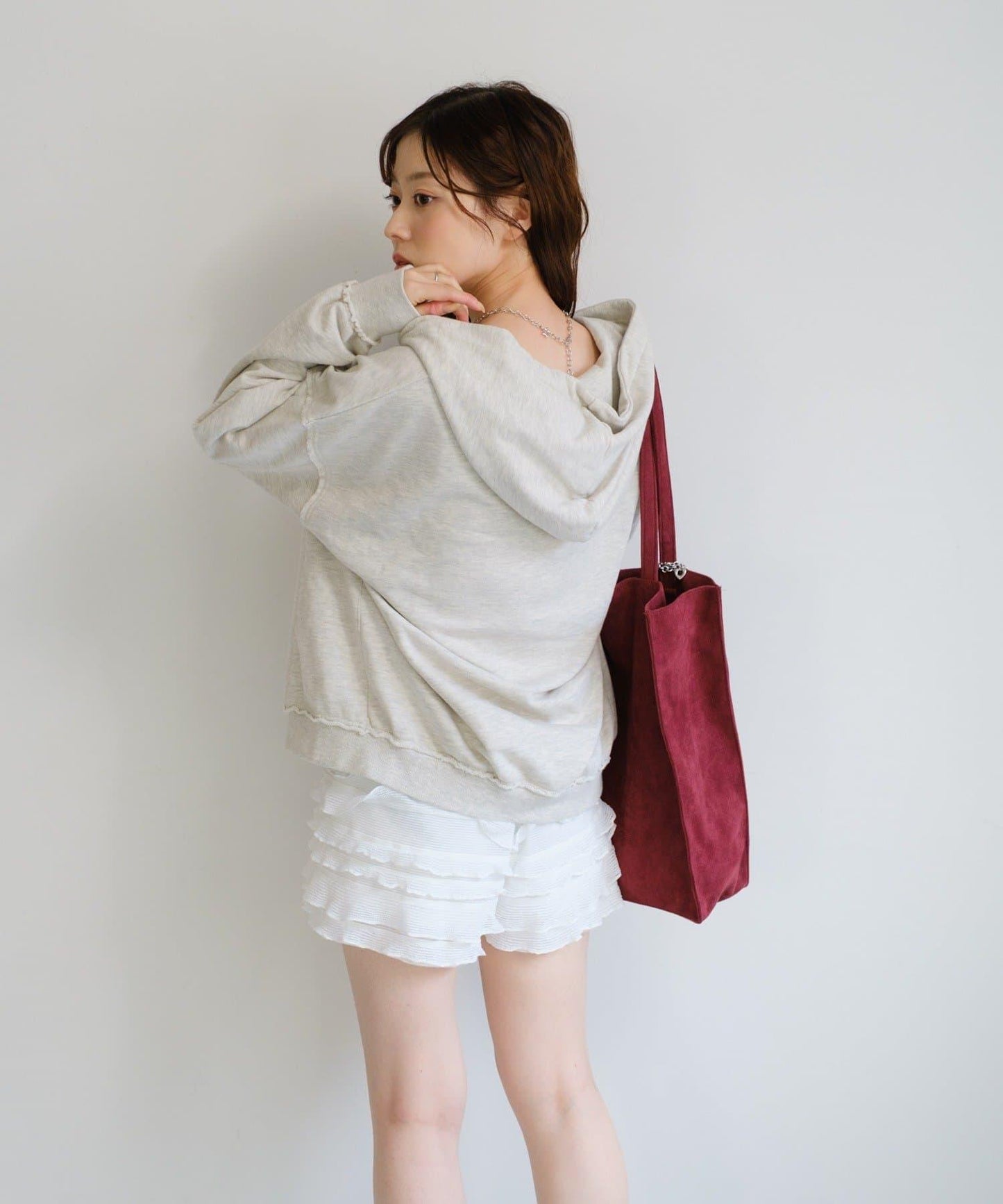 【Kastane】雙拉鍊衛衣連帽衫