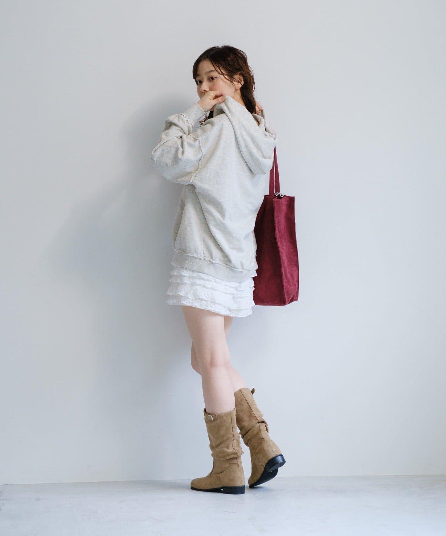 【Kastane】雙拉鍊衛衣連帽衫