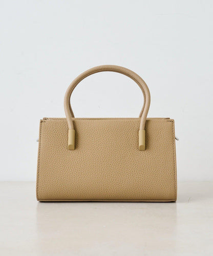 皮革迷你托特包