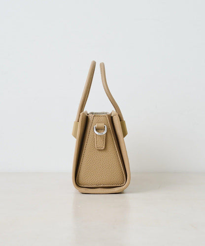 皮革迷你托特包