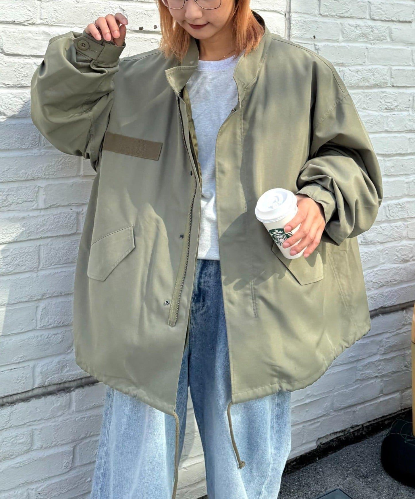 男女同款多功能M-65軍裝大衣