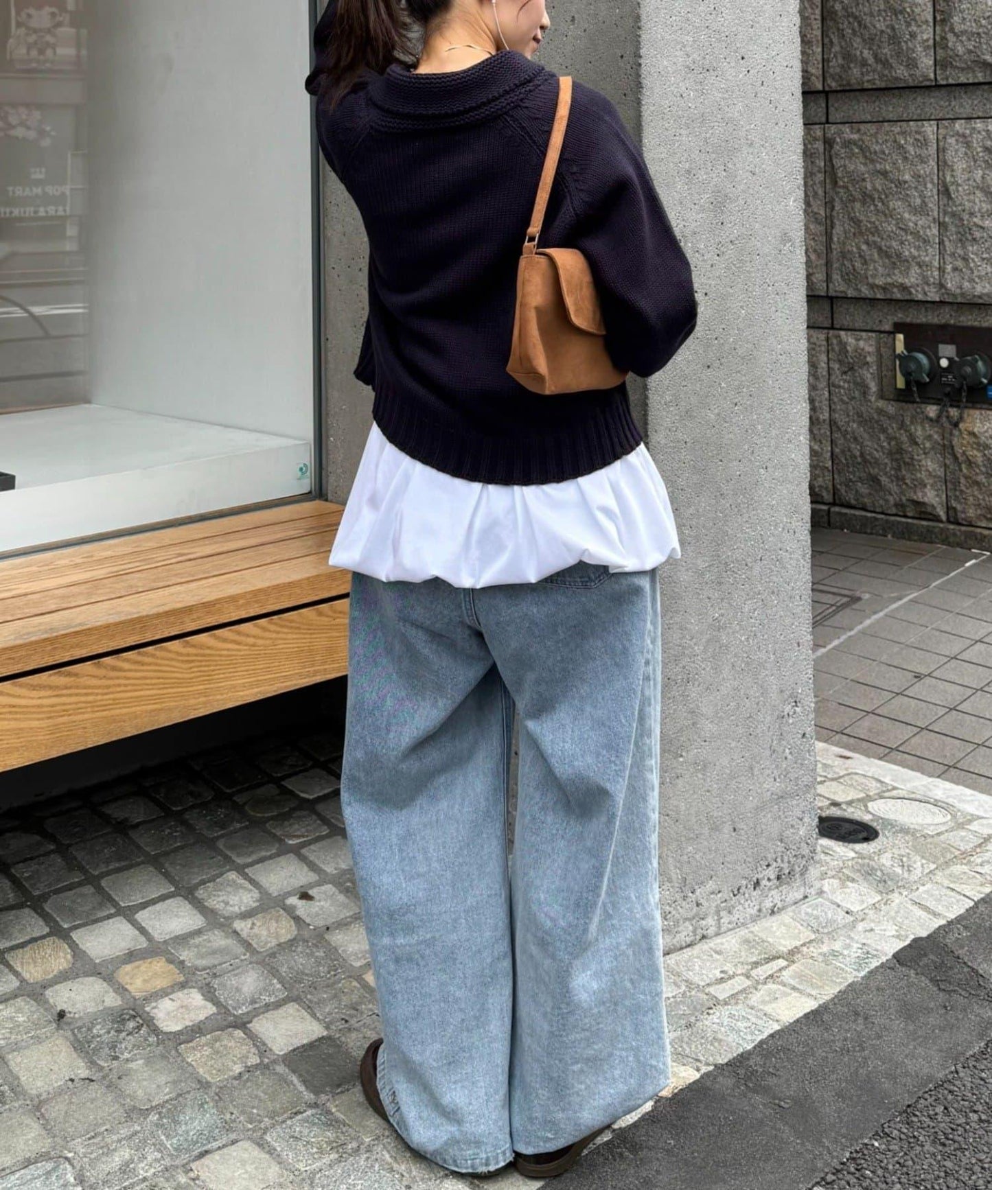 【UNISEX】標誌性圍巾領針織開衫