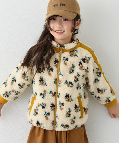 【KIDS】【男女童】全印花羊羔絨外套