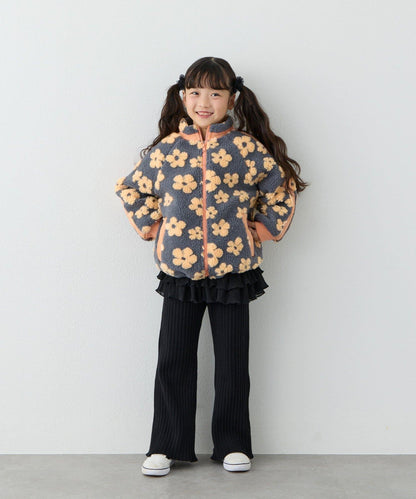 【KIDS】【男女童】全印花羊羔絨外套