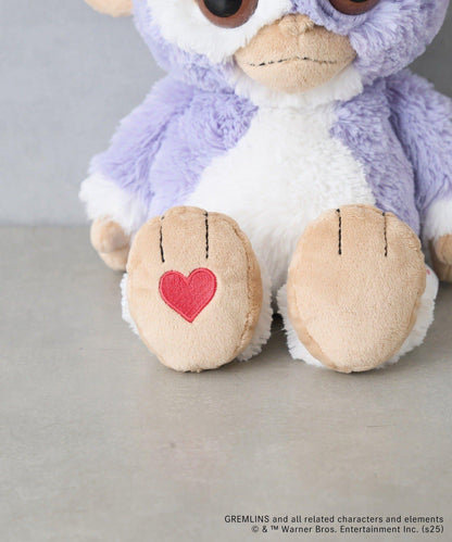 【GREMLINS 小魔怪】Gizmo 紫丁香灰色愛心 35cm