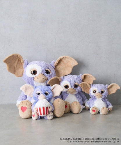 【GREMLINS 小魔怪】Gizmo 紫丁香灰色愛心 35cm