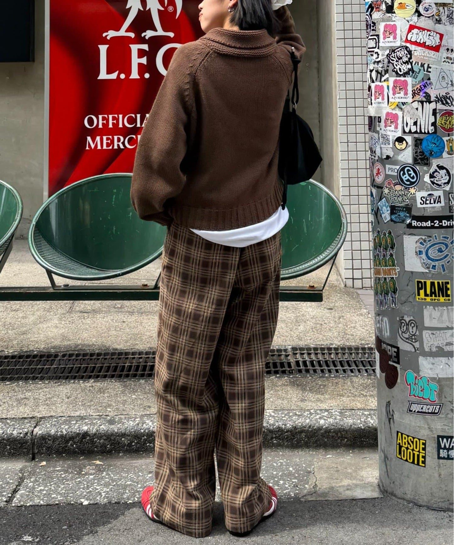 【UNISEX】標誌性圍巾領針織開衫