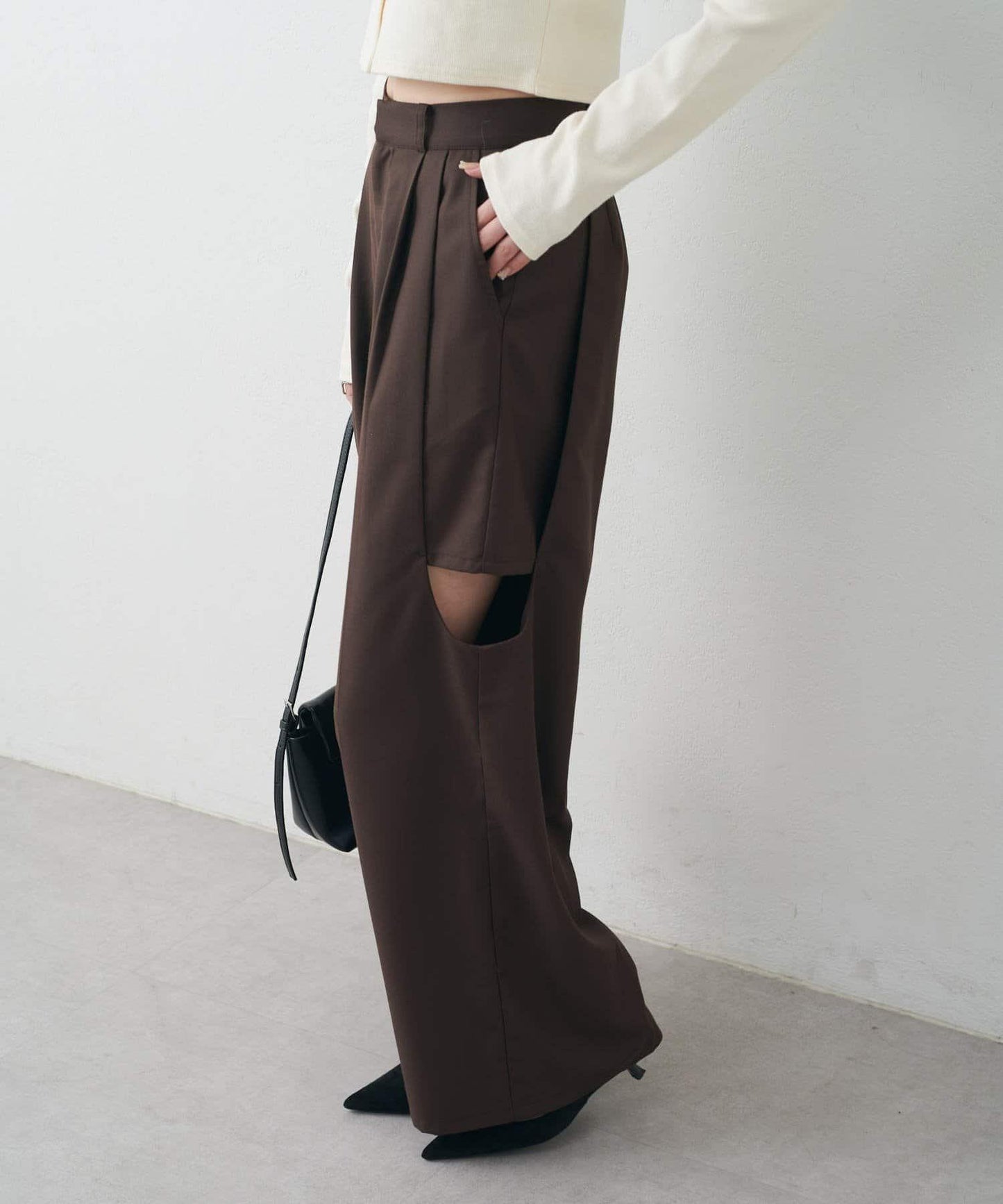 【mystic】[mline]鏤空西裝褲