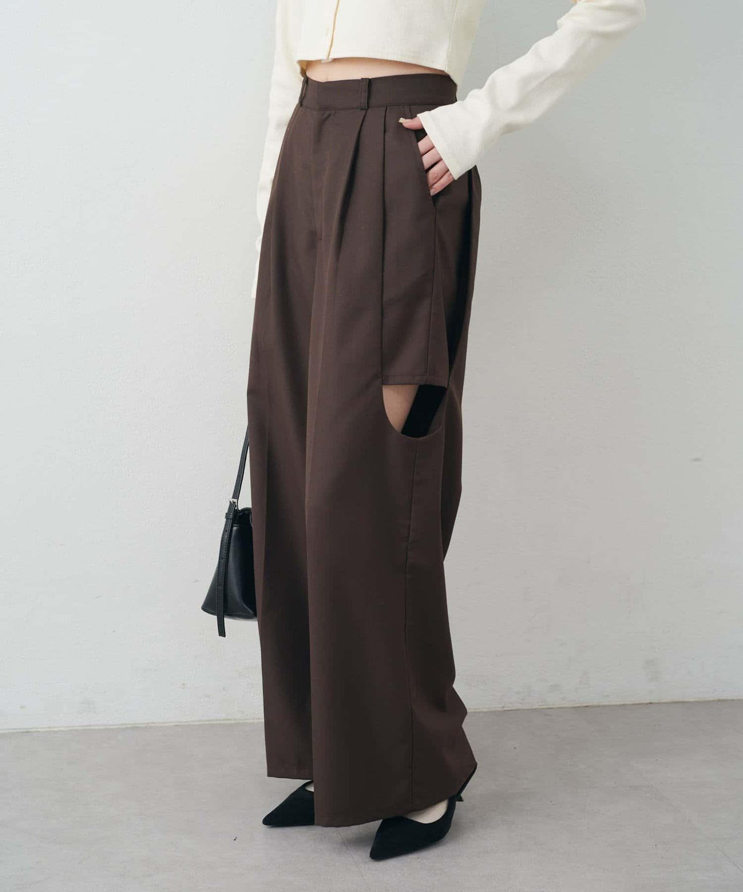 【mystic】[mline]鏤空西裝褲