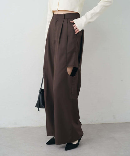 【mystic】[mline]鏤空西裝褲