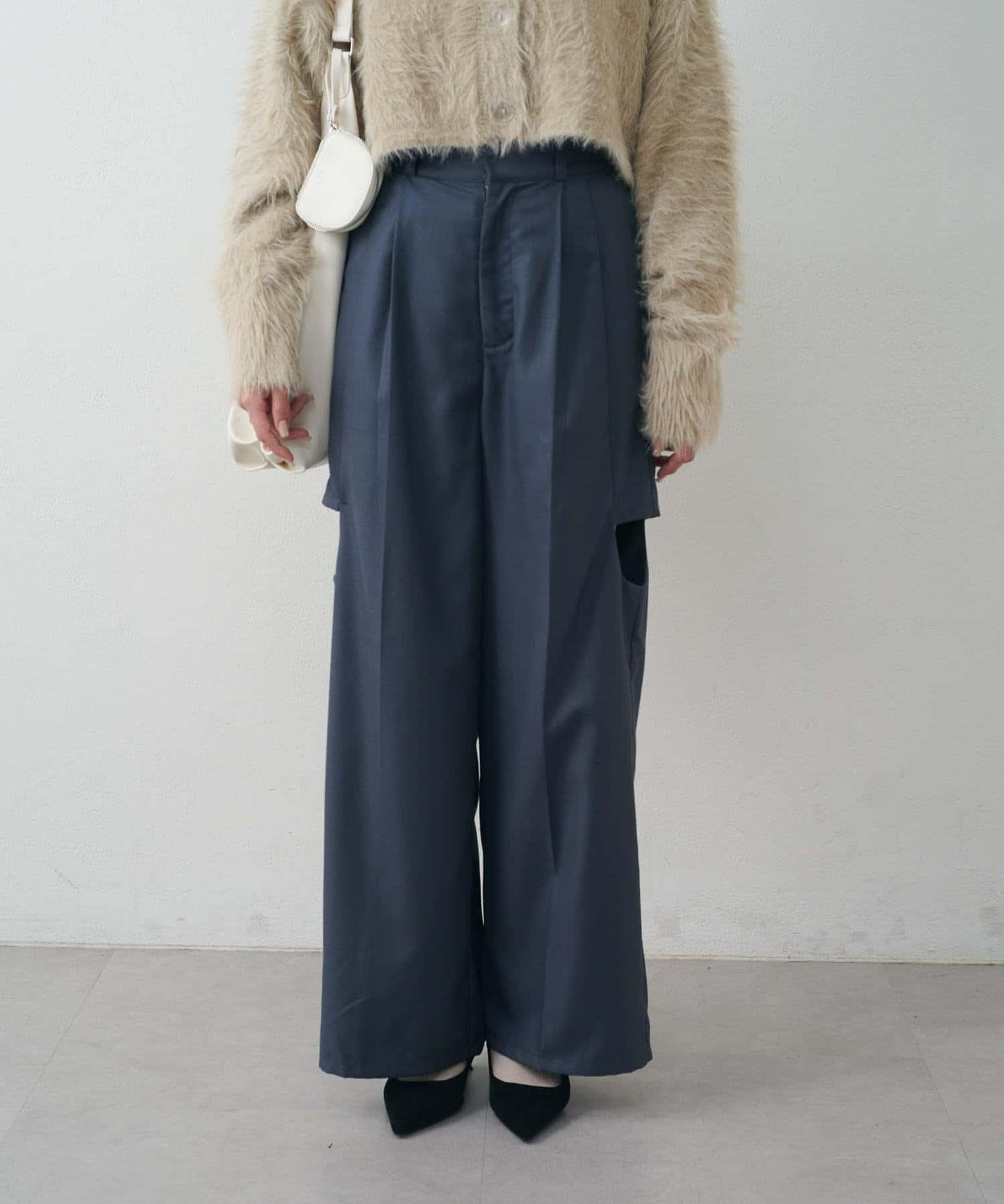 【mystic】[mline]鏤空西裝褲